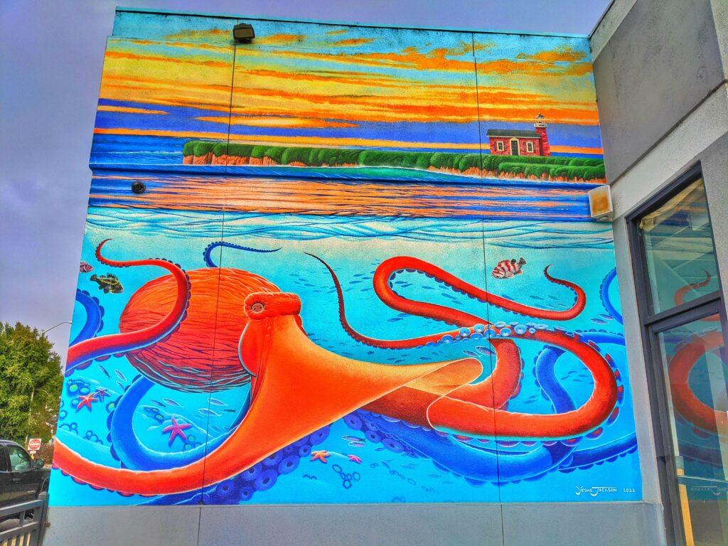 Octopus mural, Santa Cruz CA